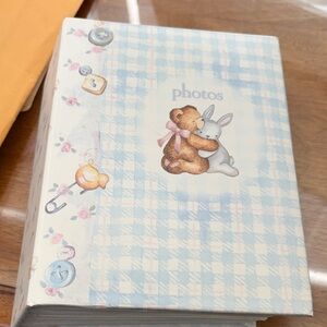 Carter's Blue and White Plaid Photo Album